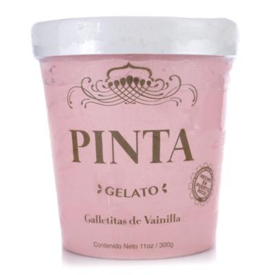 Pinta Gelato Galletitas de Vainilla, 12 oz