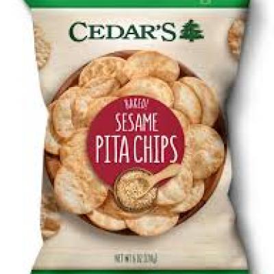 Cedar’s Baked! Sesame Pita Chips, 6 oz