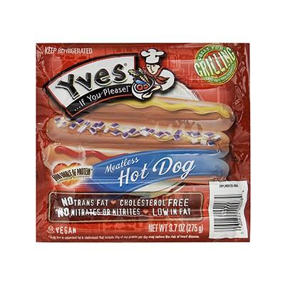 Yves Hot Dog Meatless, 9.7 oz