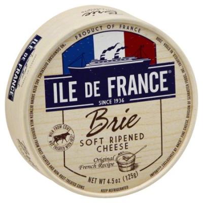 Ile de France Brie Soft-Ripened Cheese, 4.5 oz