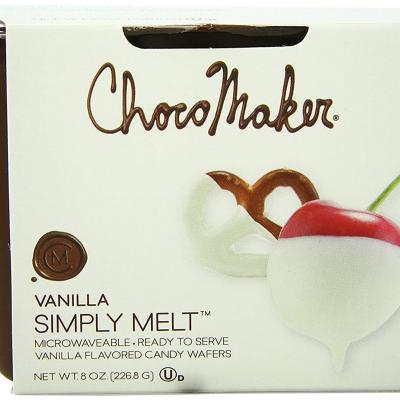 ChocoMaker Inc. Simply Melt Vanilla Flavored Cups, 8 Ounce