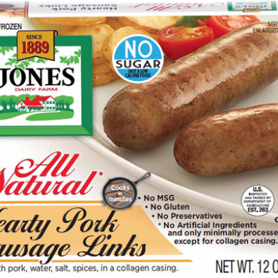 Jones Dairy Farm Sausage Pork, Hearty Links 12.0 oz