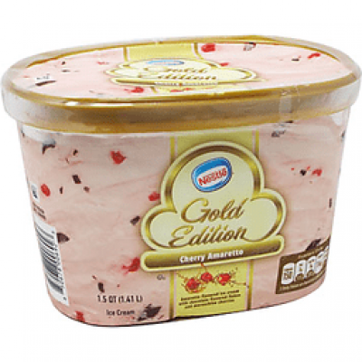 Nestle Gold Edition Cherry Amaretto Ice Cream, 48 oz 