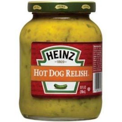 Heinz Hot Dog Relish, 10 oz