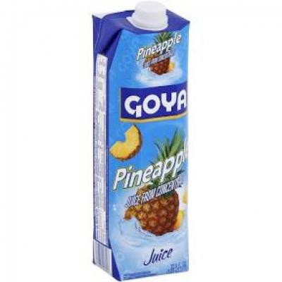 Goya Pineapple Nectar, 33.8 fl oz