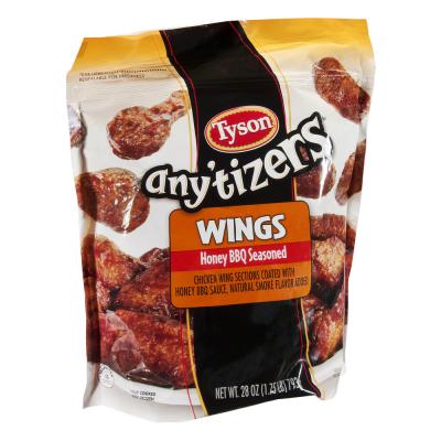 Tyson Any'tizers Honey BBQ Seasoned Wings, 28 oz 