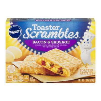 Pillsbury Toaster Scrambles Bacon Toaster Pastries 7.2 oz 4 count