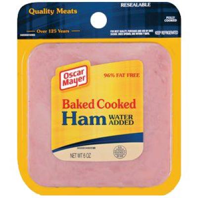 Oscar Mayer Ham Baked Cooked, 6 oz