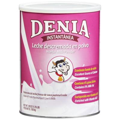 Denia Leche en Polvo Descremada Instantánea, 1.75 lb