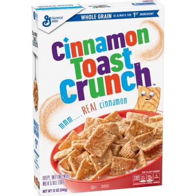 General Mills Cinnamon Toast Crunch Cereal, 12.2 oz