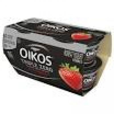 Oikos Triple Zero Greek Strawberry Yogurt 5.3oz 4pk