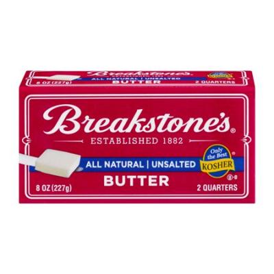 Breakstone’s All Natural Unsalted Butter, 8 oz