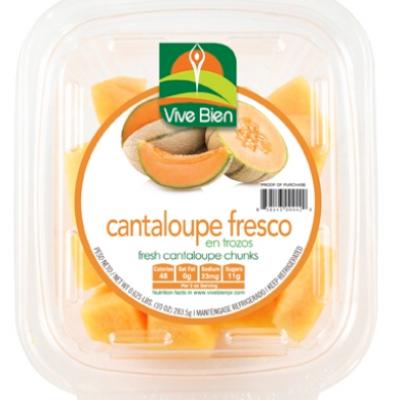 ViveBien Canteloupe Melon (Trozos), 10 oz