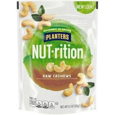 Planters NUT-rition Raw Cashews, 5.5 oz