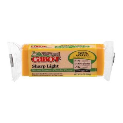 Cabot Lite50 Sharp Cheddar Cheese, 8 oz