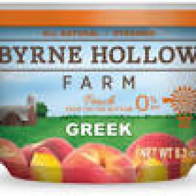 Byrne Hollow Farm Greek Yoghurt Peach, 5.3 oz