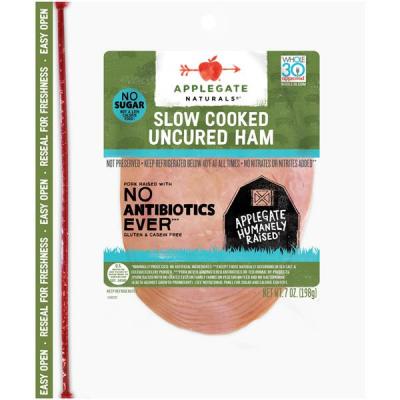 Applegate Slow Cooked Uncured Ham, 7 oz