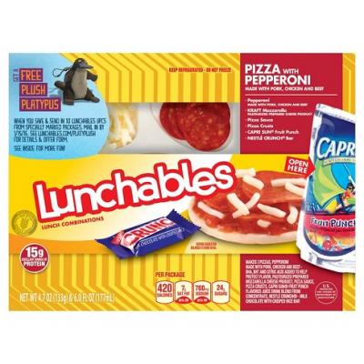 Oscar Mayer Lunchables Pizza Pepperoni with Capri Sun, 10.7 oz package