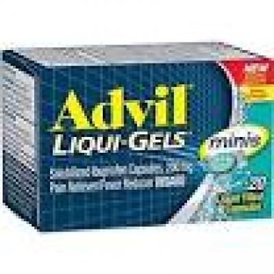 Advil Liquid Gels Minis, 20 capsules