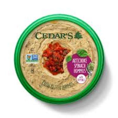 Cedar’s Artichoke Spinach Hummus, 8 oz