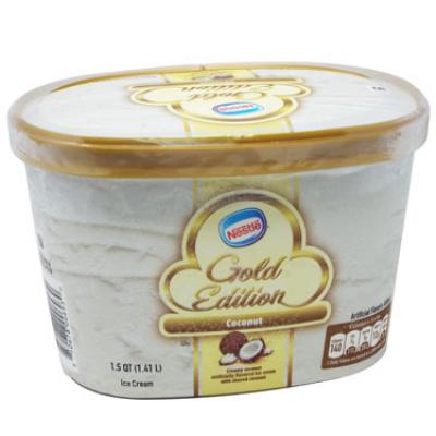 Nestle Gold Edition Coconut Ice Cream, 48 oz 