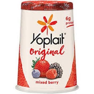 Yoplait, Original Low Fat Yogurt, Mixed Berry, 6 oz