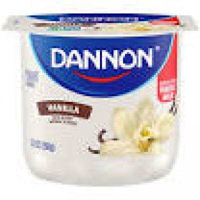 Dannon Whole Milk Vanilla Yogurt, 5.3 oz