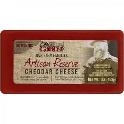 Cabot Artisan Reserve Cheddar Cheese, 1 lb