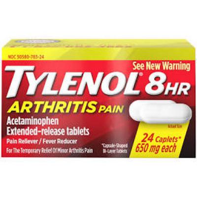 Tylenol 8 Hour Arthritis Pain, 24 caplets