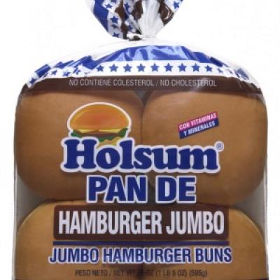 Holsum Pan de Hamburger Jumbo, 21 oz