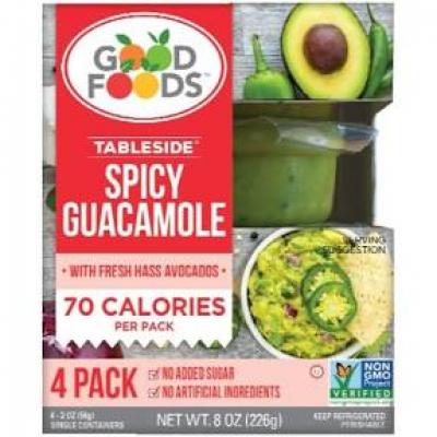 Good Foods Spicy Guacamole, 8 oz