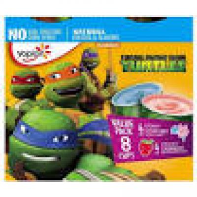 Yoplait Kids Yogurt Teenage Mutant Ninja Turtles 4 oz 8 ct