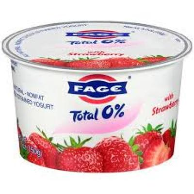 Fage Total 0% Milkfat Yogurt with Strawberry, 5.3 oz