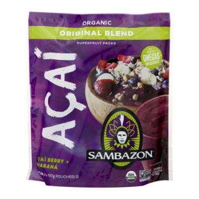 Sambazon Acai Superfruit Packs, 4 ct