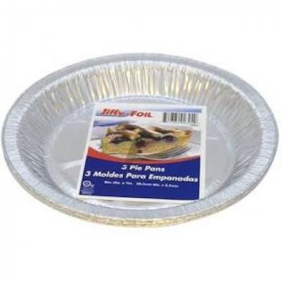 Jiffy-Foil 8-inch Pie Pans, 3 ct