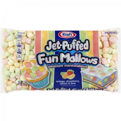 Kraft Jet-Puffed Minature Marshmallows Assorted Colors, 10 oz