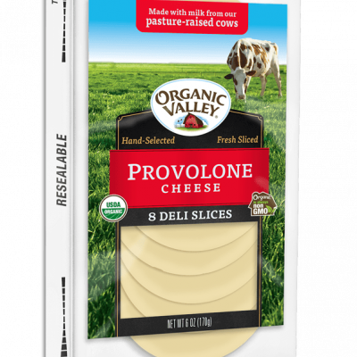 Organic Valley Provolone Cheese Slices, 6 oz