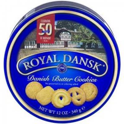 Royal Dansk Cookies - Danish Butter Cookies, 12 oz