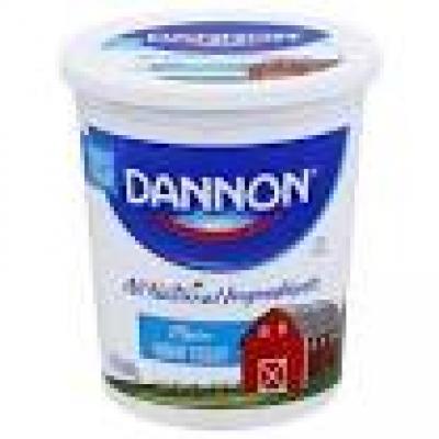 Dannon Non-Fat Plain Yogurt, 32 oz