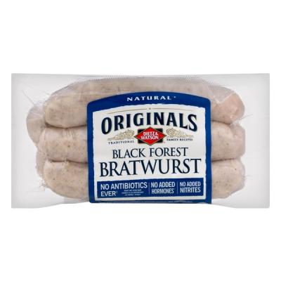 Dietz and Watson Originals ABF Black Forest Bratwurst, 16 oz