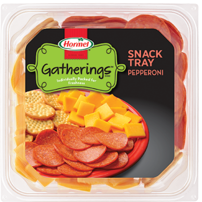 Hormel Gatherings Snack Tray Pepperoni, 14 oz