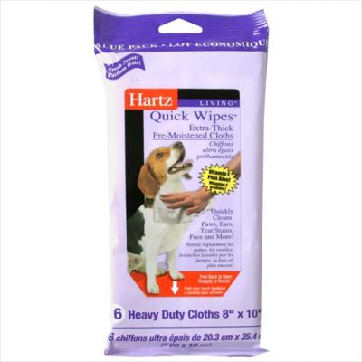 Hartz Quick Wipes for Dogs, 16 ct