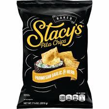 Stacy's Parmesan Garlic & Herb Baked Pita Chips, 7.33 oz