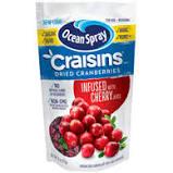 Ocean Spray Craisins Dried Cranberries Cherry Juice Infused, 6 oz