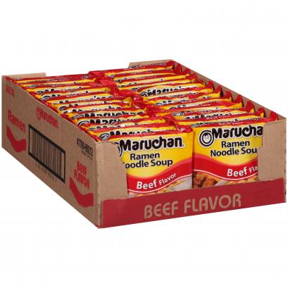 Maruchan® Beef Flavor Ramen Noodle Soup 3 oz. Bag