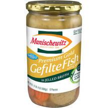 Manischewitz Premium Gold Gefilte Fish, 24 oz