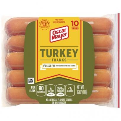 Oscar Mayer Turkey Franks Classic, 10 ct