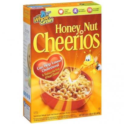 General Mills Honey Nut Cheerios Cereal - 17 oz