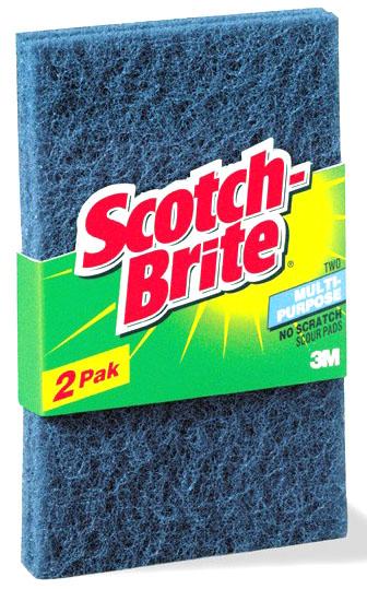 Scotch-Brite Multi-Purpose No Scratch Scour Pads, 2 ct