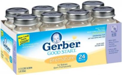 Gerber Good Start Premature Baby Formula - Nursers - 3 oz - 8 pk